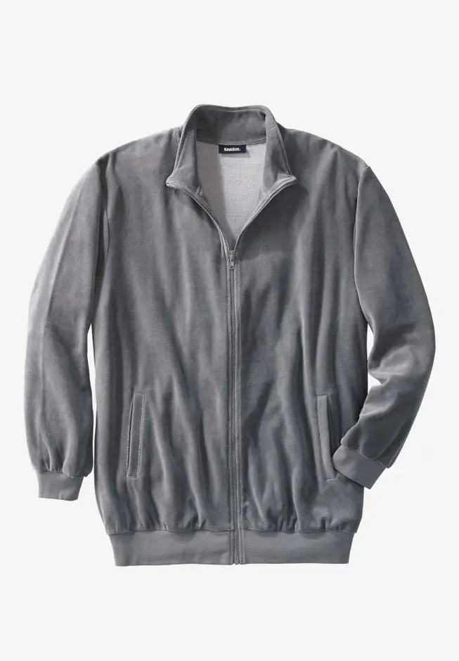 Velour Full-Zip Jacket