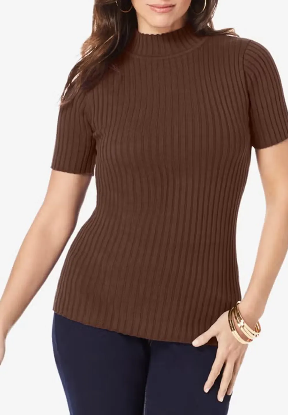 Cotton Short Sleeved Sweater