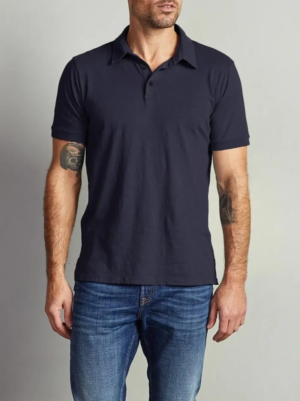 Men's Bussiness Cotton Polo Shirt