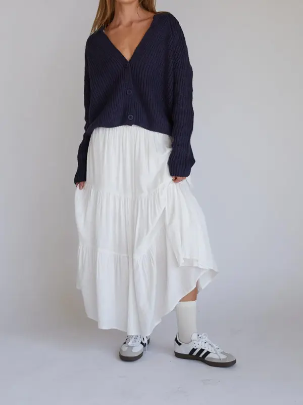 Iris Chunky Knit Button Up Cardigan