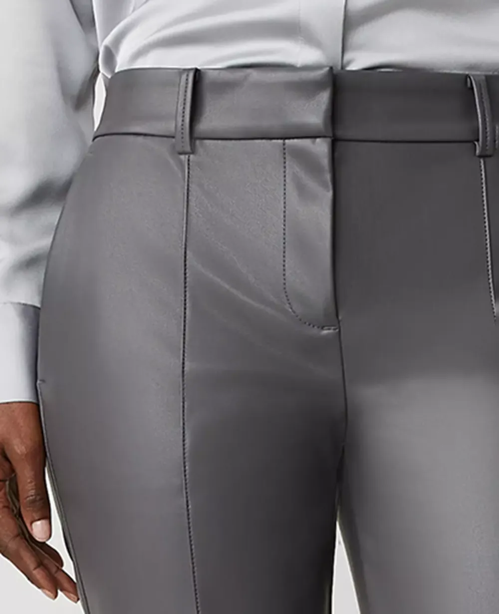 The Faux Leather Trouser