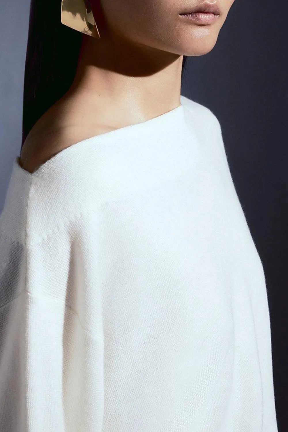 Blend Off The Shoulder Knit Top