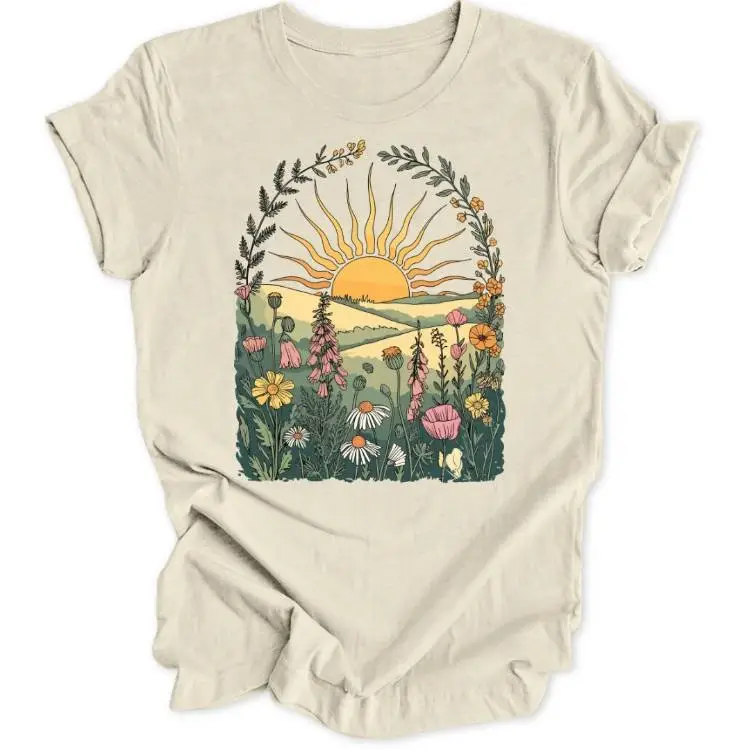 Framed Sunrise Unisex T-Shirt