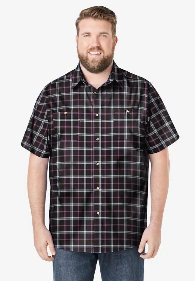 Check Short-Sleeve Sport Shirt