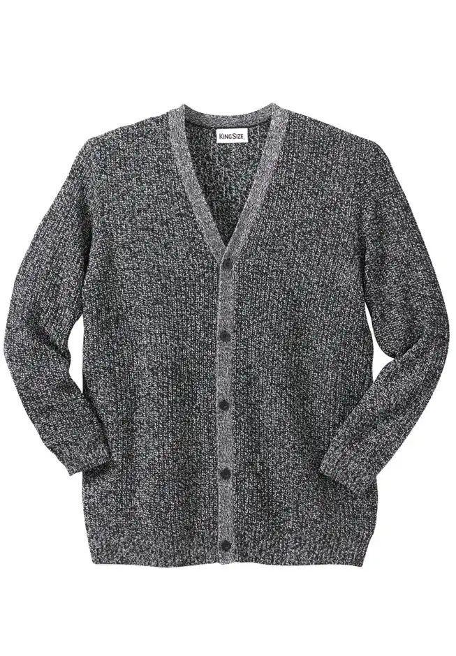 Shaker Knit V-Neck Cardigan Sweater