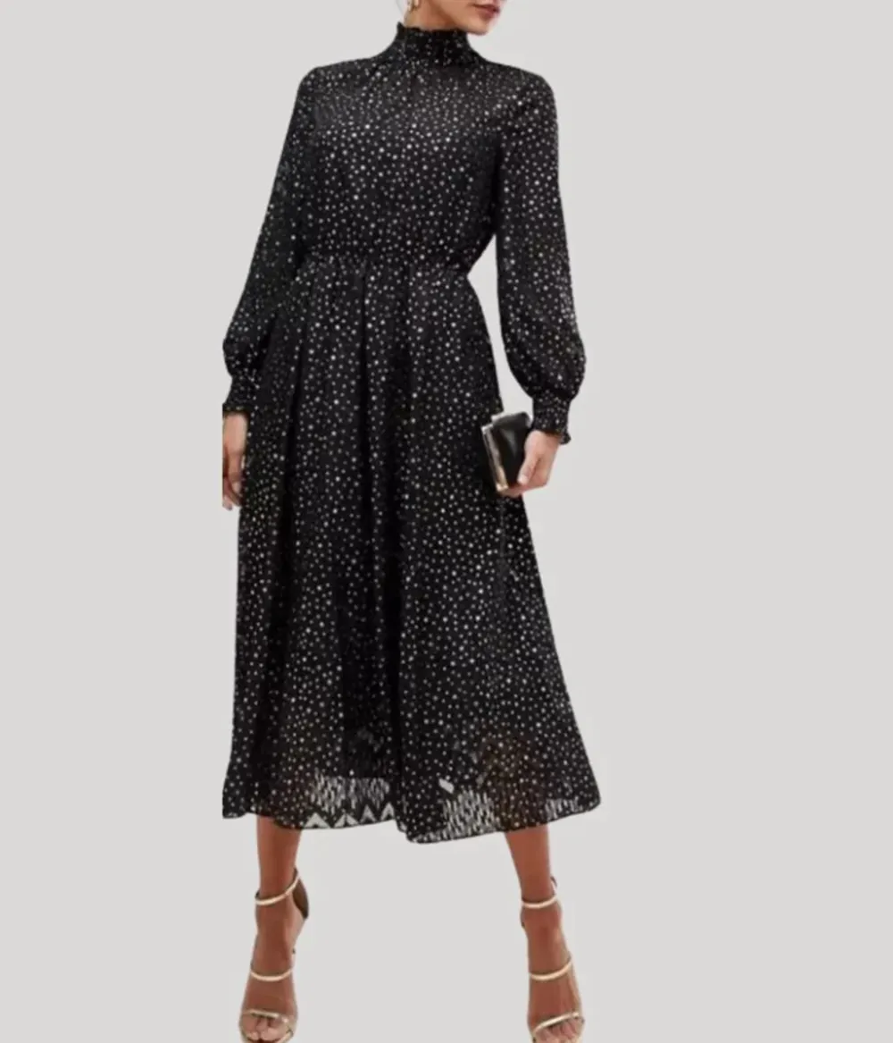 Lace Star Midi Dress