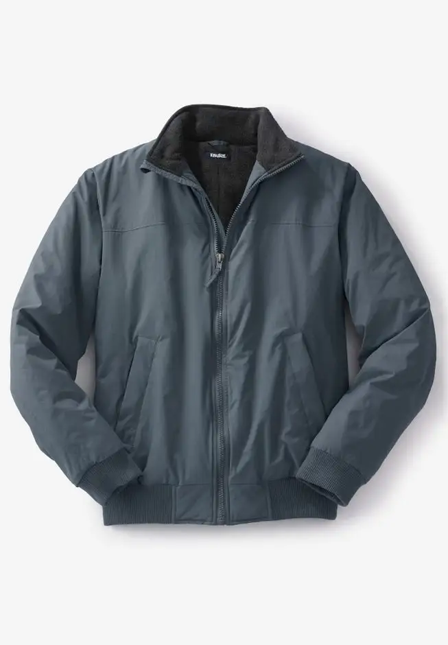 Fleece-Lined Bomber Jacket