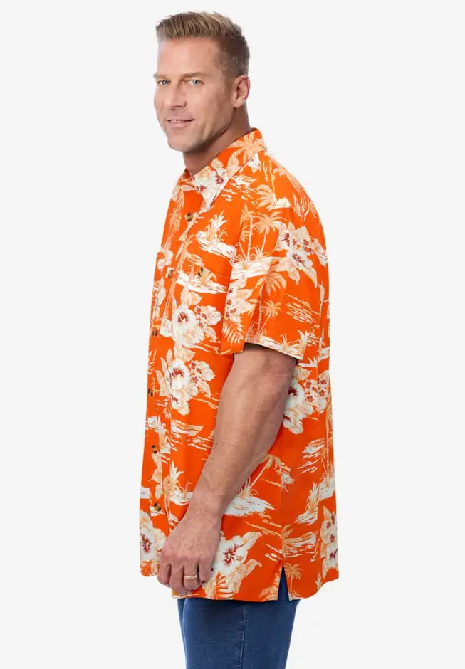 Short-Sleeve Linen Shirt