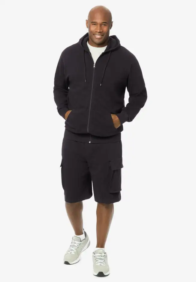 French Terry Zip-Up Hoodie
