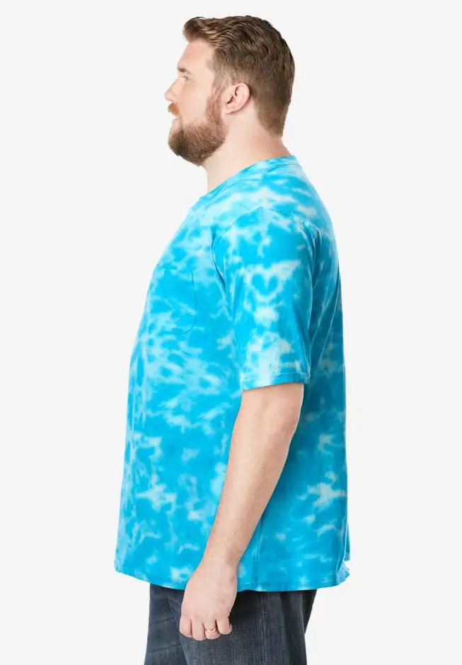 Shrink-Less Lightweight Pocket Crewneck T-Shirt