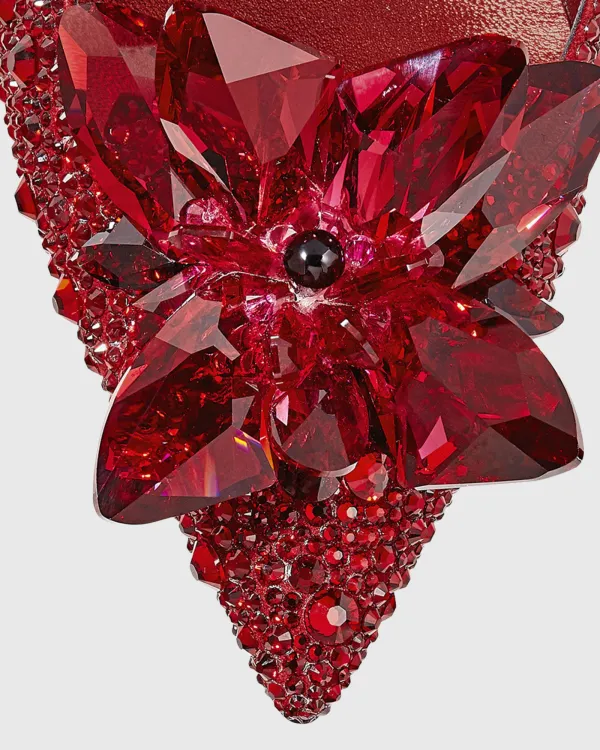 Red Crystal Heels