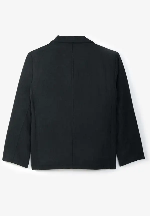 Double-Breasted Wool Peacoat