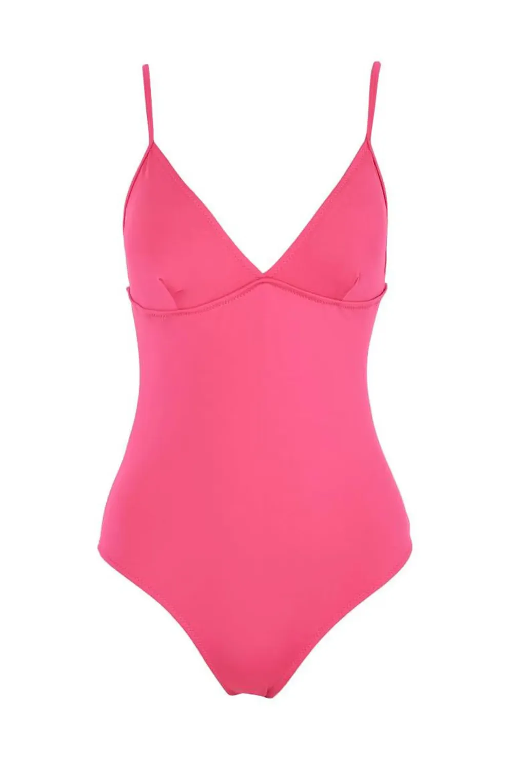 Fashionable Solid Women's Swimsuit