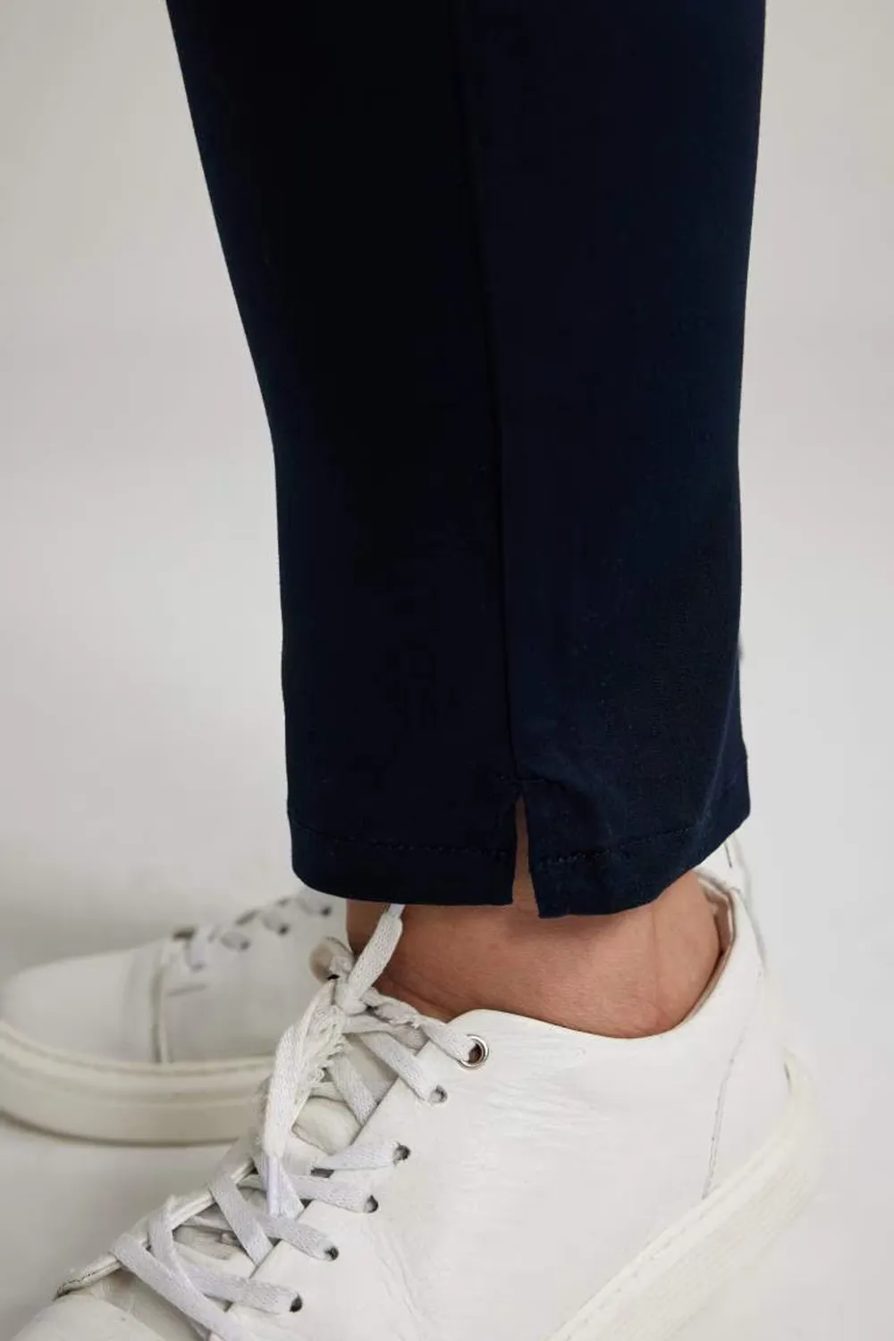 Elastic-Waist Solid Training Pants