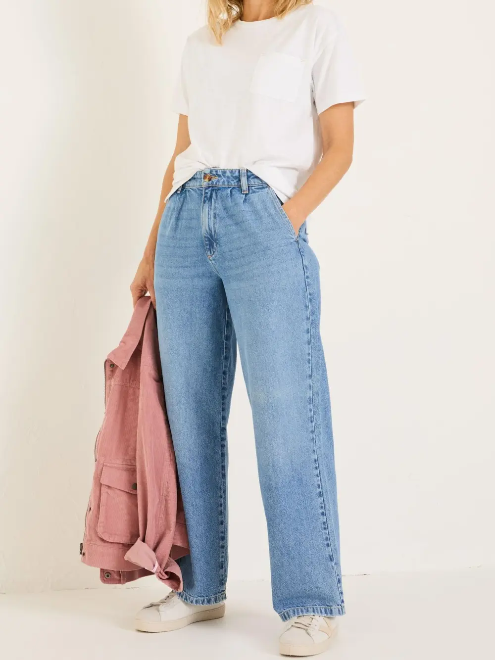 Denim Vintage Wide Leg Jeans
