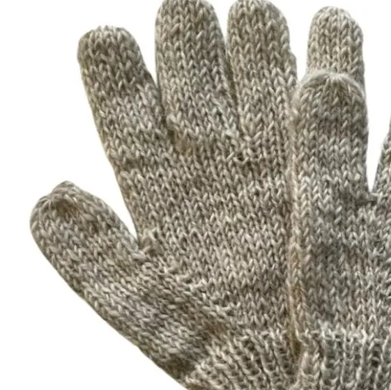 Light Gray Soft Knit Everyday Gloves
