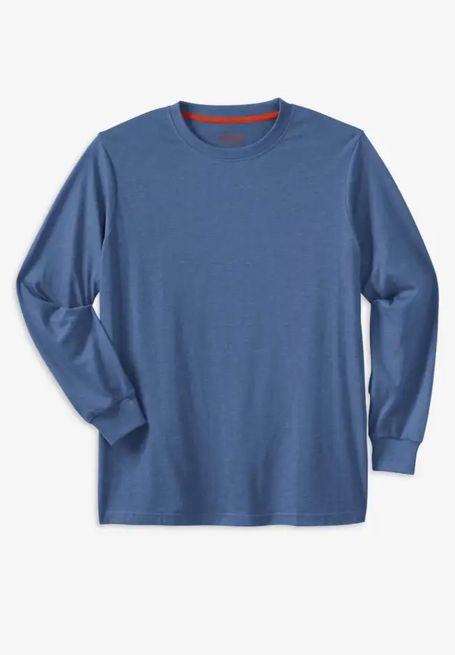Heavyweight Long-Sleeve No Pocket Crewneck Tee