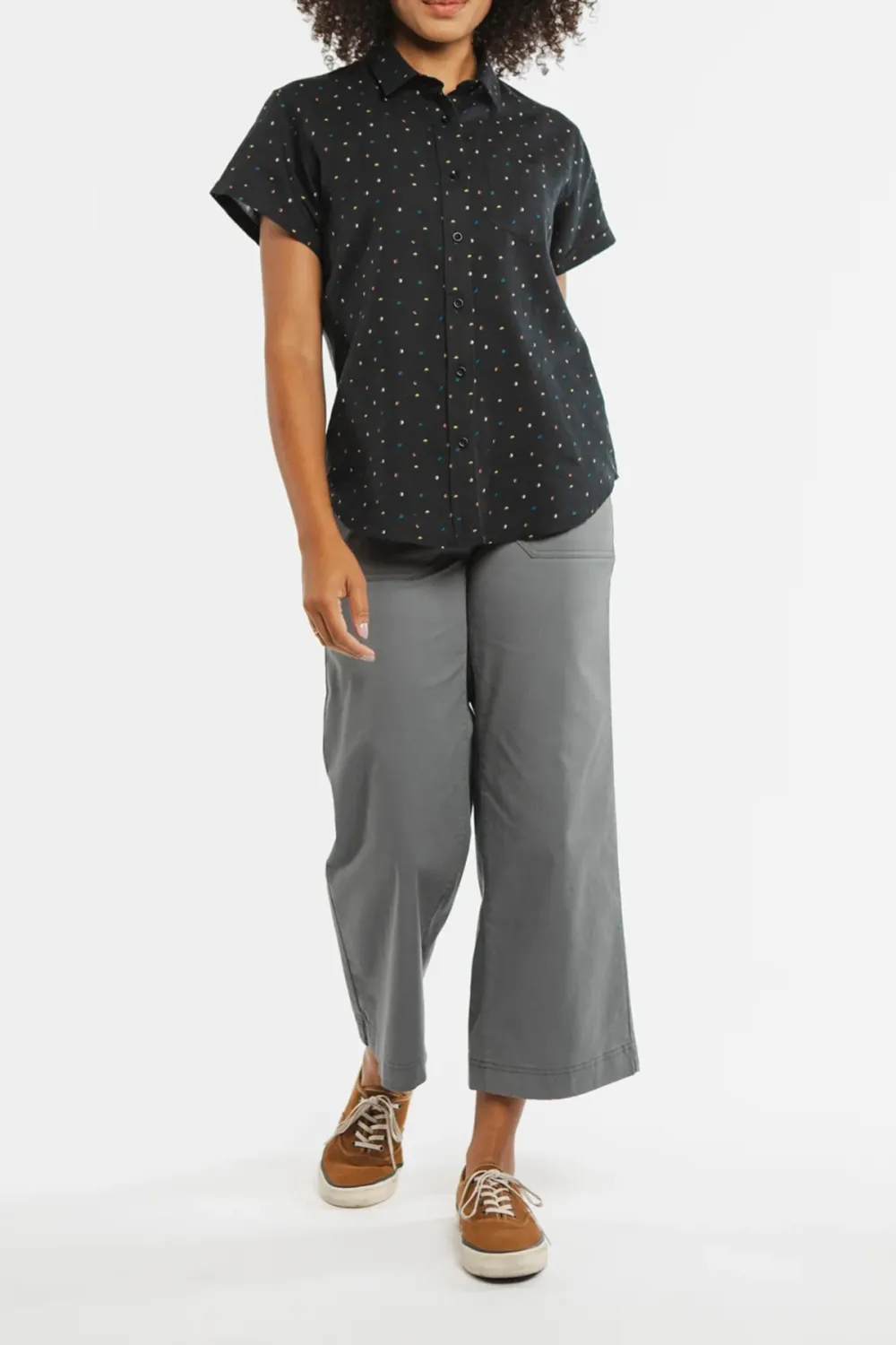 The Button Front Short Sleeve