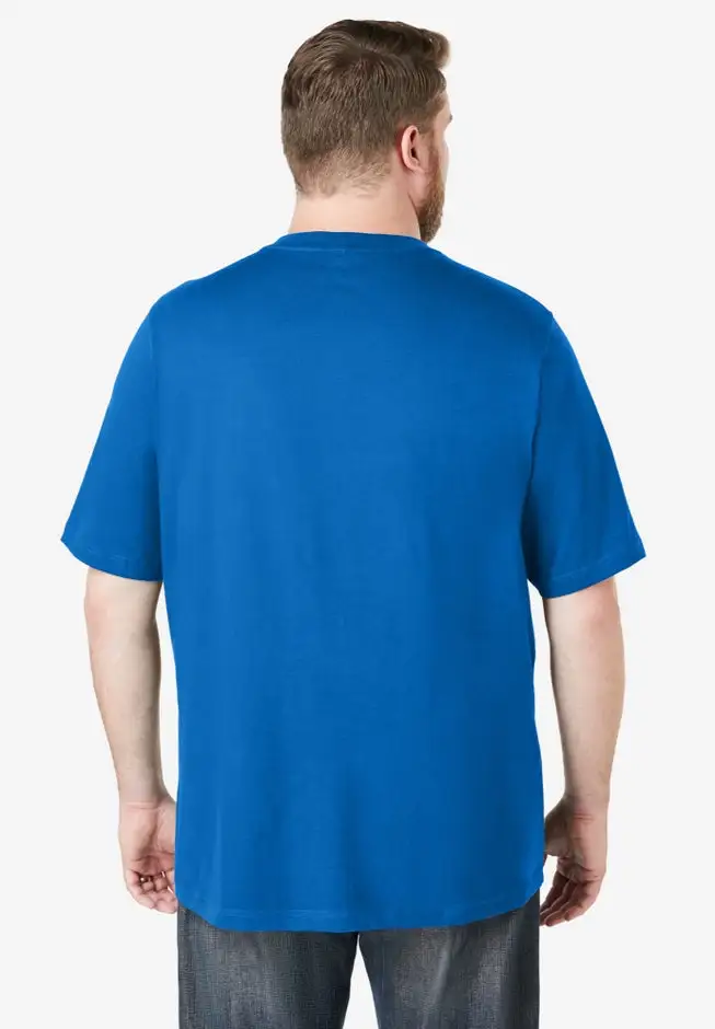 Shrink-Less Lightweight V-Neck Pocket T-Shirt