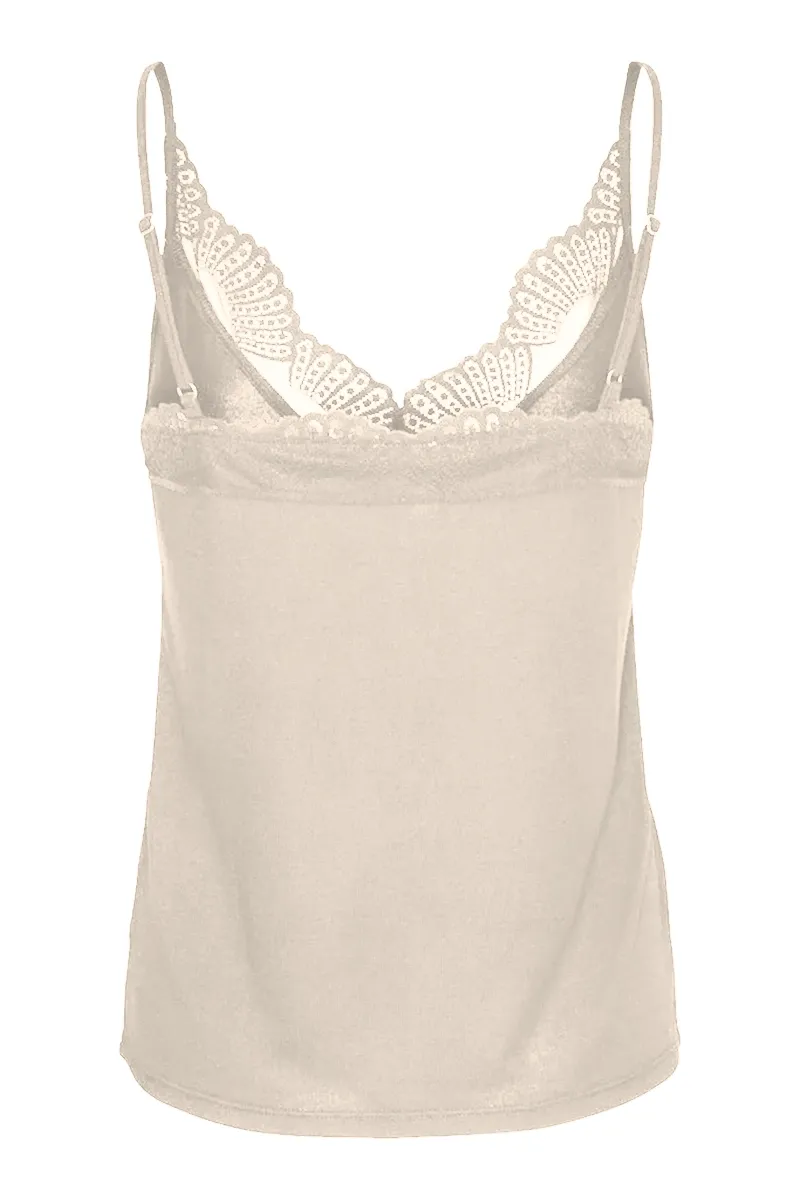 Lace Deep V Neck Sexy Tops