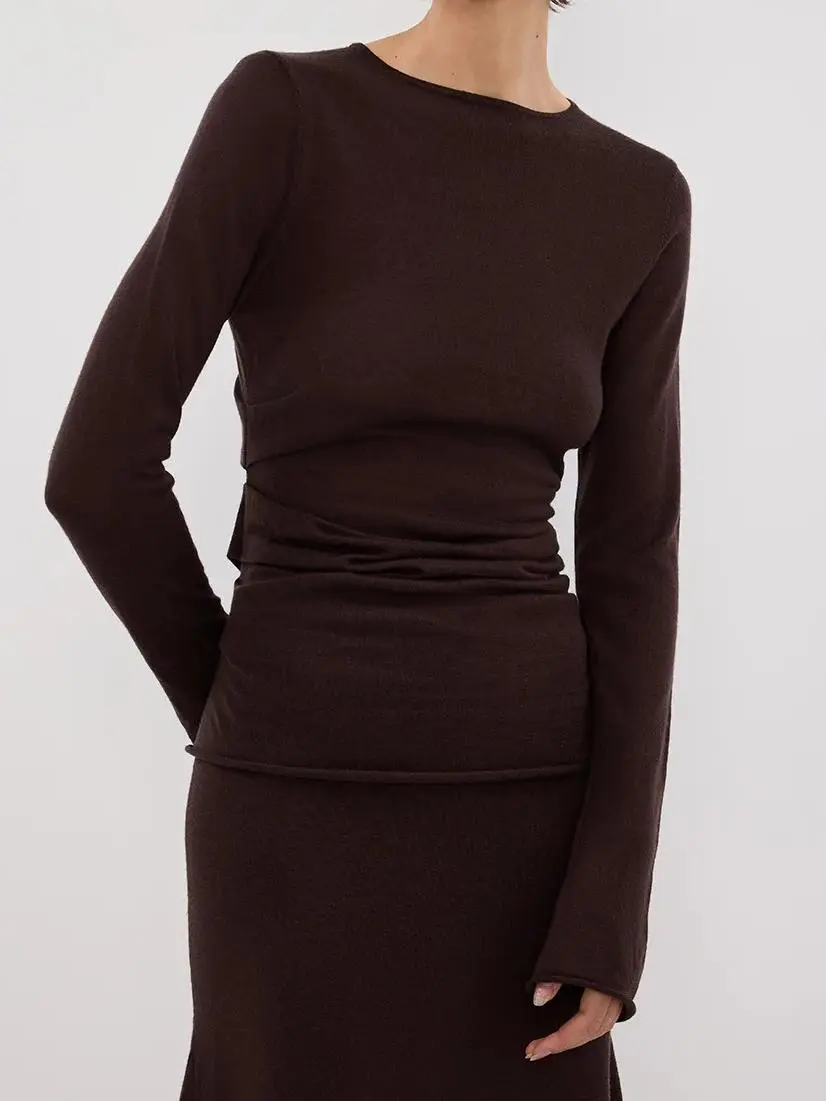 CASUAL MERINO KNIT TOP