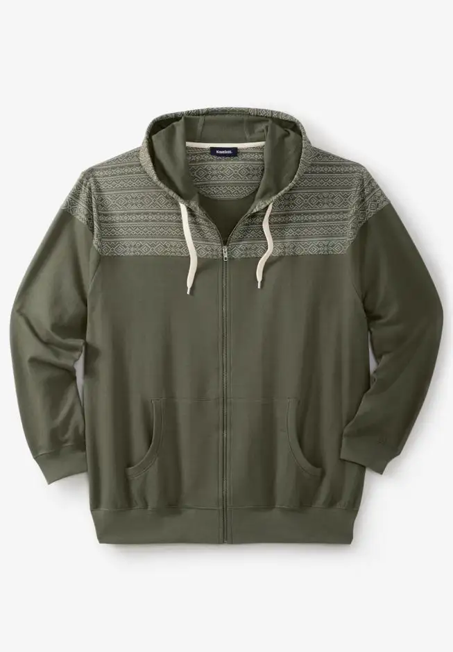 French Terry Snow Lodge Hoodie