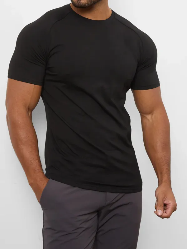 Black Athletic Soft Tees
