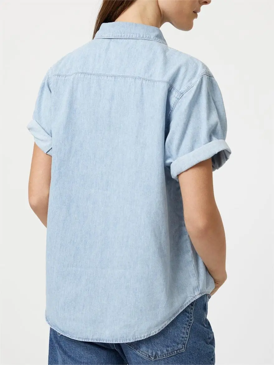 Casual Cotton Denim Shirt