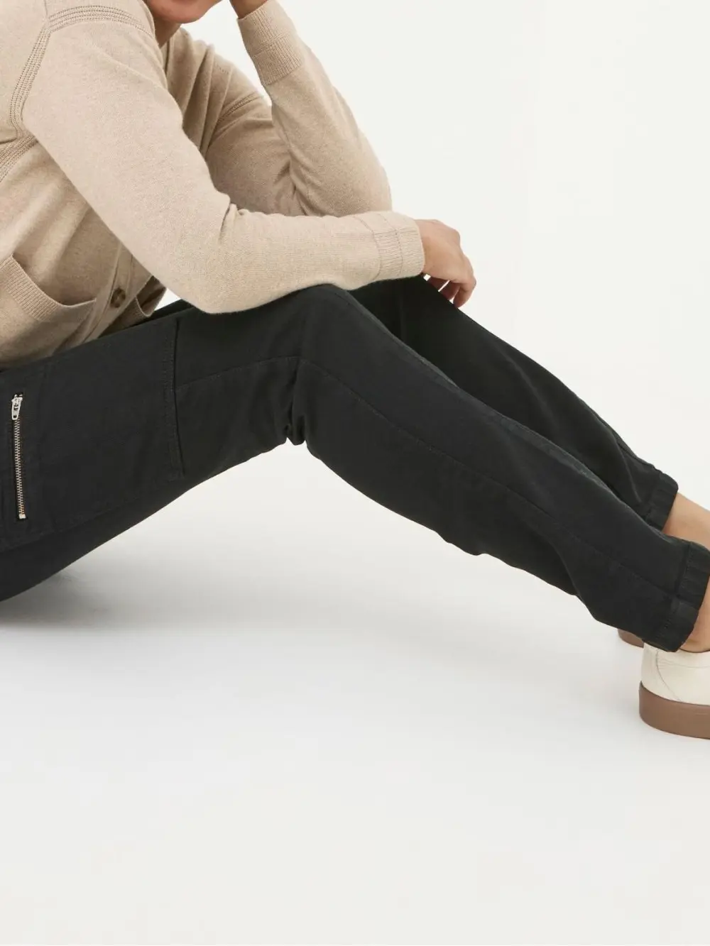 Black Cargo Trousers