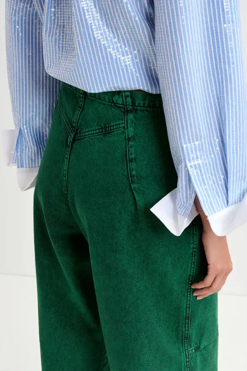 Blue Striped Button Down Long Sleeve Shirts