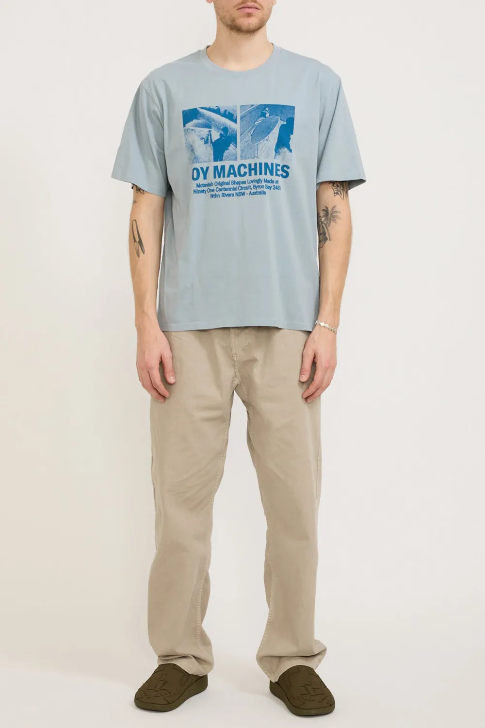 Light Blue Printed T-shirt