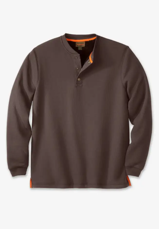 Bonded Sherpa Waffle Henley