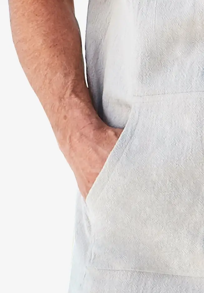 Gauze Short-Sleeve Hoodie