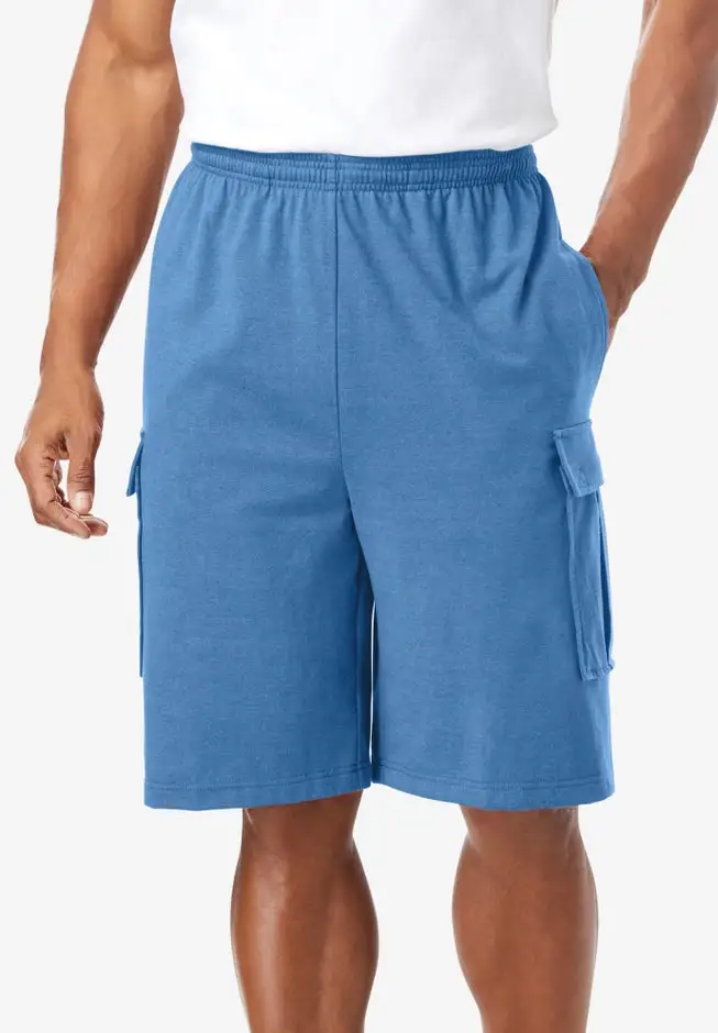 Lightweight Jersey Cargo Shorts