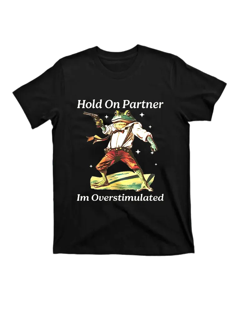 Strong Frog Print T-Shirt