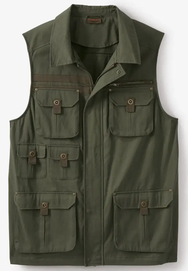 9 Pocket Twill Utility Vest