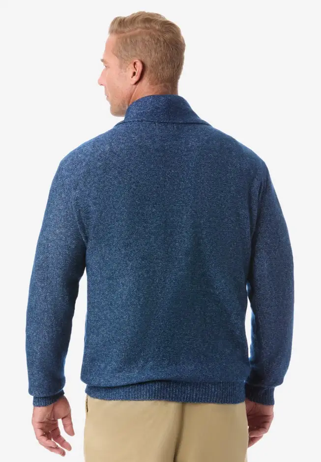 Soft Cable Knit Shawl Collar Cardigan