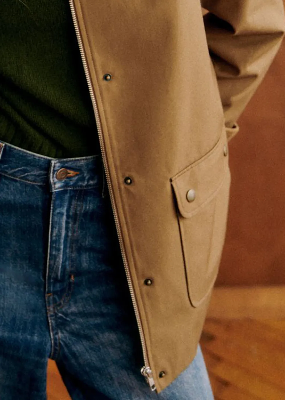 Coat with Classic Collar