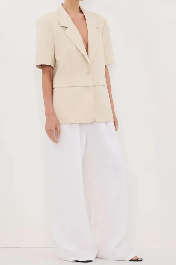 SAND SHORT SLEEVE BLAZER