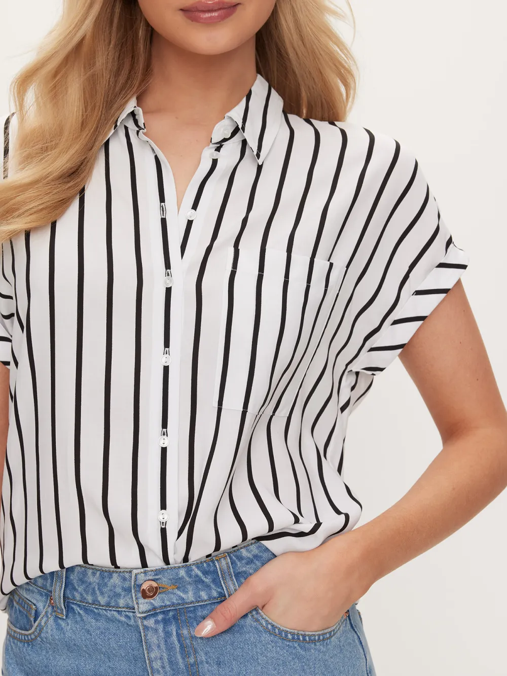 Striped Utility Shirt