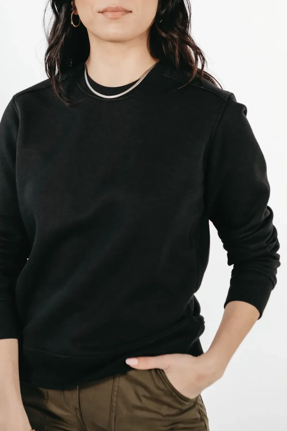 The Crew Black Sweatshirt