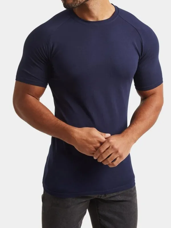 True Navy Soft Premium Athletic Tees