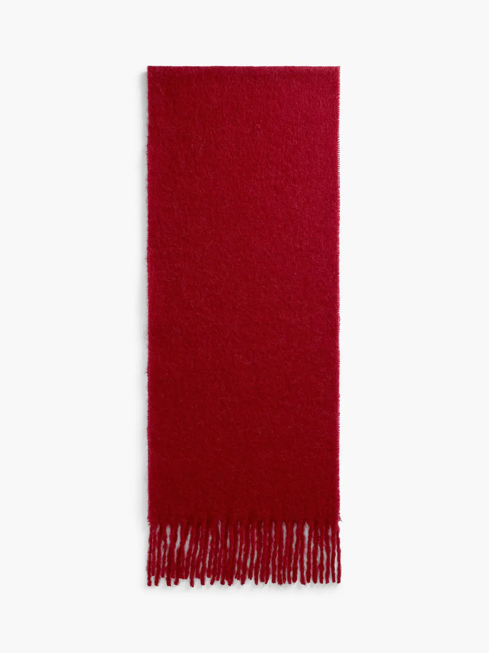 Pink Fringed Tassel Scarf