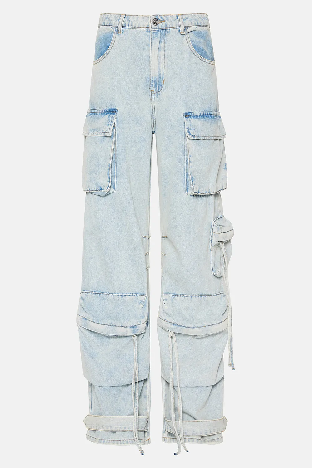 Two Side Pockets Denim Pant