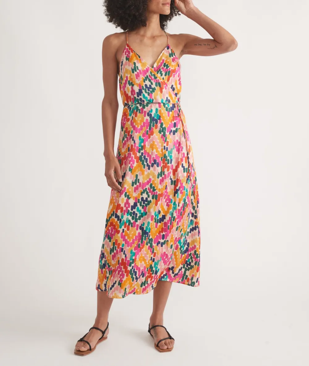 Multicolor Floral Print A-Line Dress