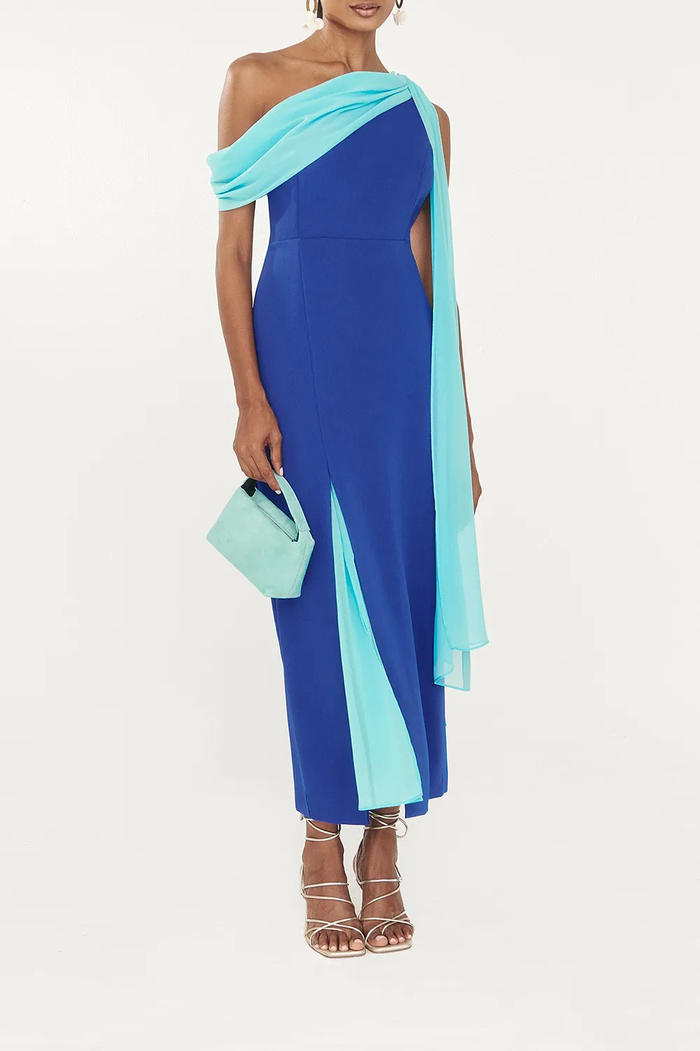 Women's Same Color Shoulder Straps Dress