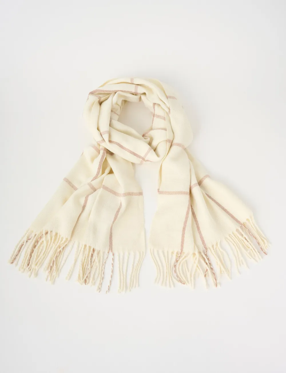 High-End Exquisite Cream Scarf