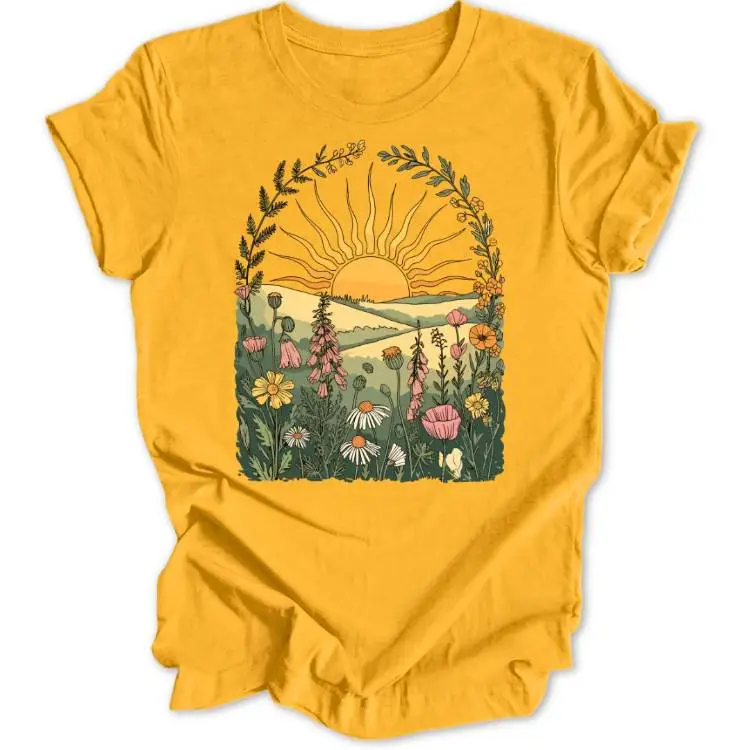 Framed Sunrise Unisex T-Shirt