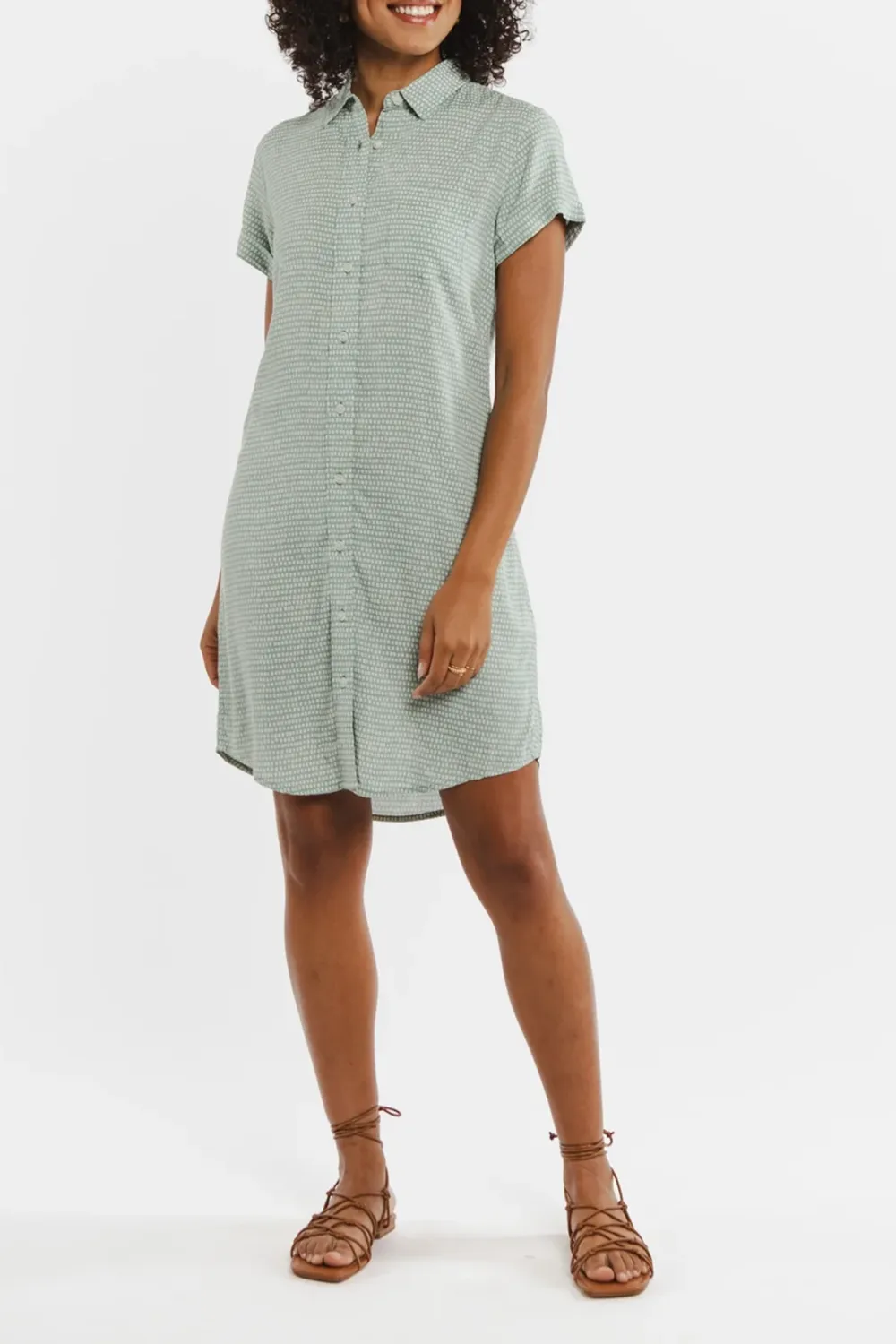 The Lapel Shirt Dress