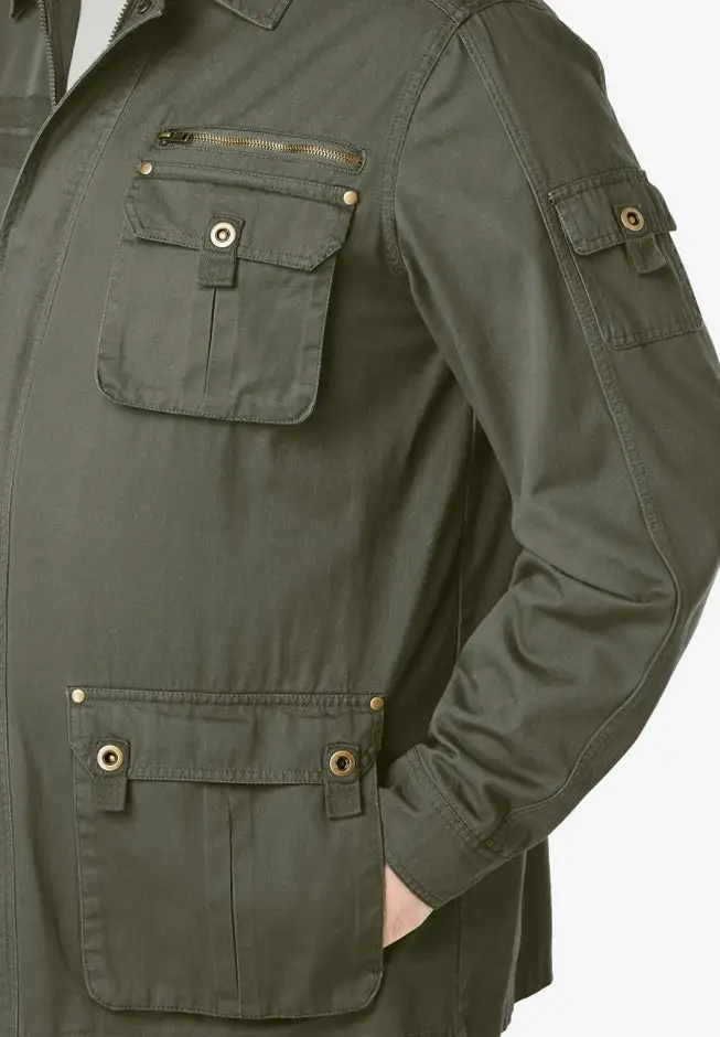 9 Pocket Twill Utility Jacket